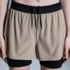 Dame 3″ Performance 2/1 Shorts Cinder | Black