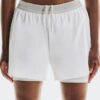 Dame 3″ Performance 2/1 Shorts White | Glacier