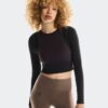 Dame Studio Knit Long-T Crop