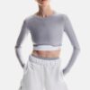 Dame Train Long Sleeve Crop