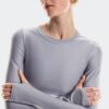 Dame Train Long Sleeve Crop