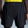 Herre 5″ Performance 2/1 Shorts Black